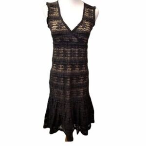 Studio M size L lace sleeveless dress women's